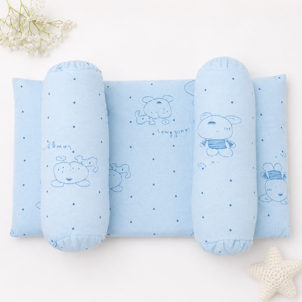 Soft Head Shaping Newborn Pillow for Flat Head Prevention