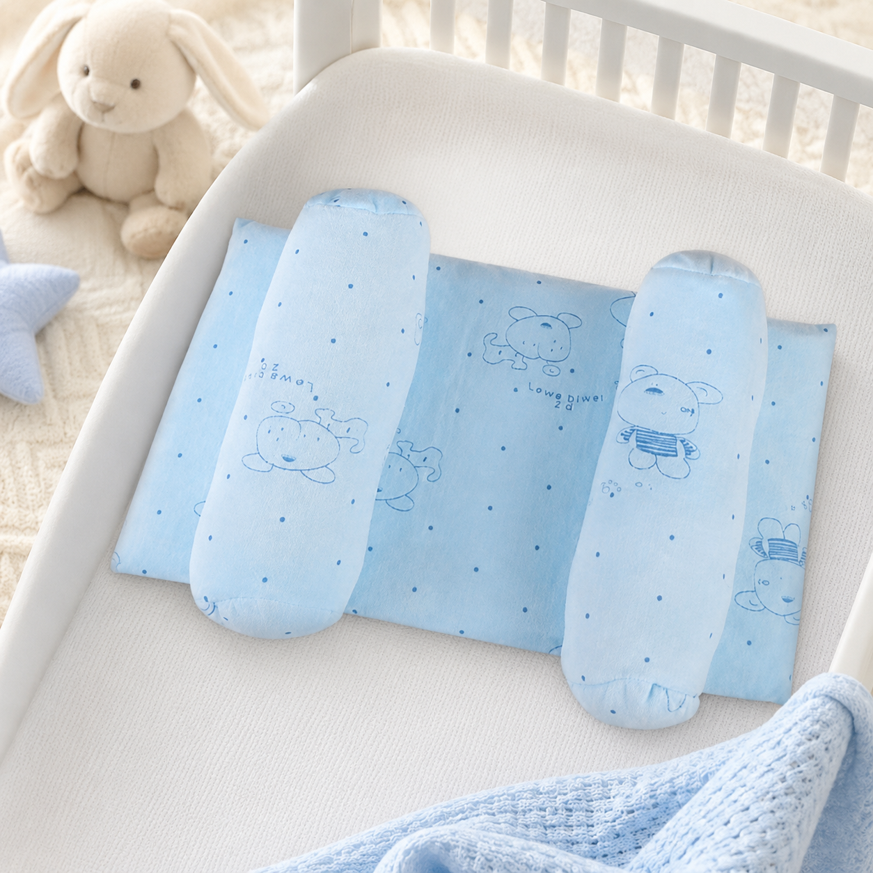 Soft Head Shaping Newborn Pillow for Flat Head Prevention