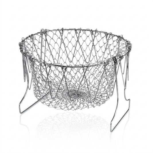 Stainless Steel Multi-Functional Foldable Chef Basket