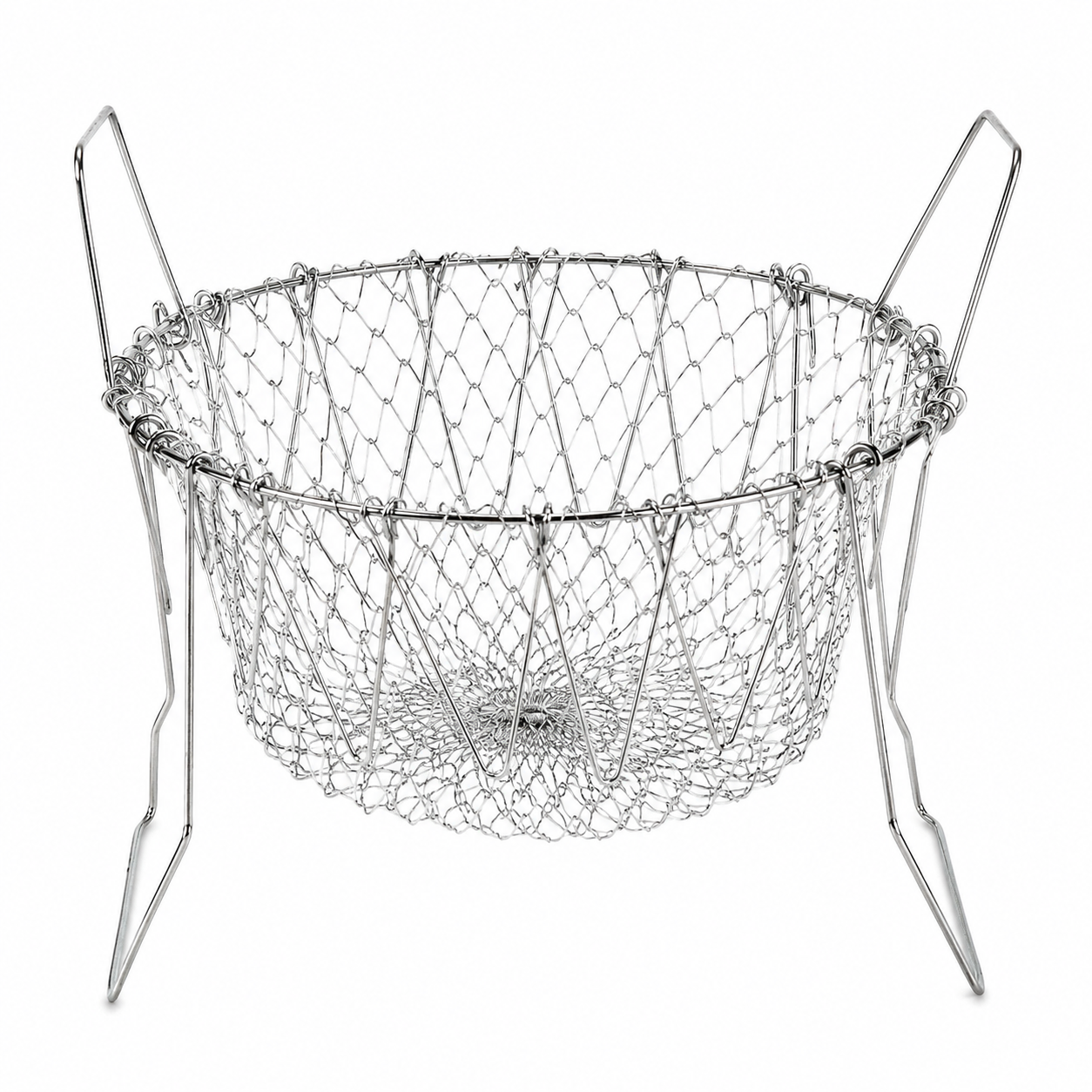 Stainless Steel Multi-Functional Foldable Chef Basket