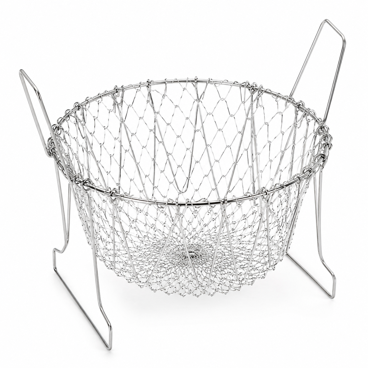 Stainless Steel Multi-Functional Foldable Chef Basket