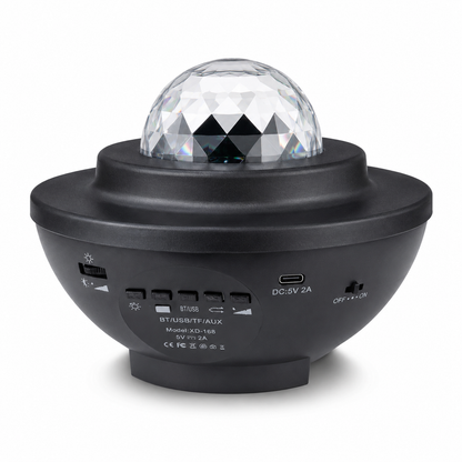USB Starry Projector Light with Bluetooth Speaker