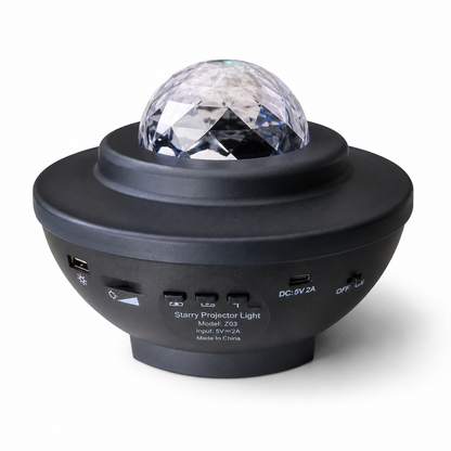 USB Starry Projector Light with Bluetooth Speaker