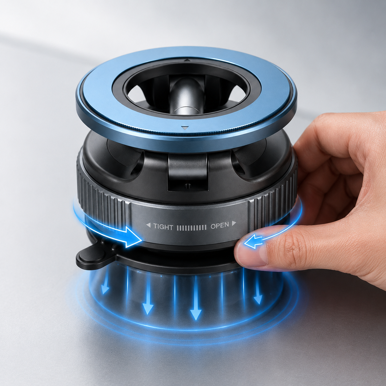 Vacuum Magnetic Phone Holder 360° Rotatable Car Mount Bracket