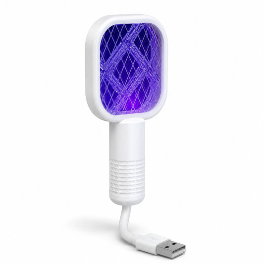 Mini USB Rechargeable Mosquito Racket with UV Light