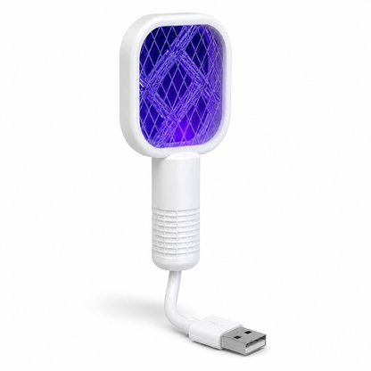 Mini USB Rechargeable Mosquito Racket with UV Light