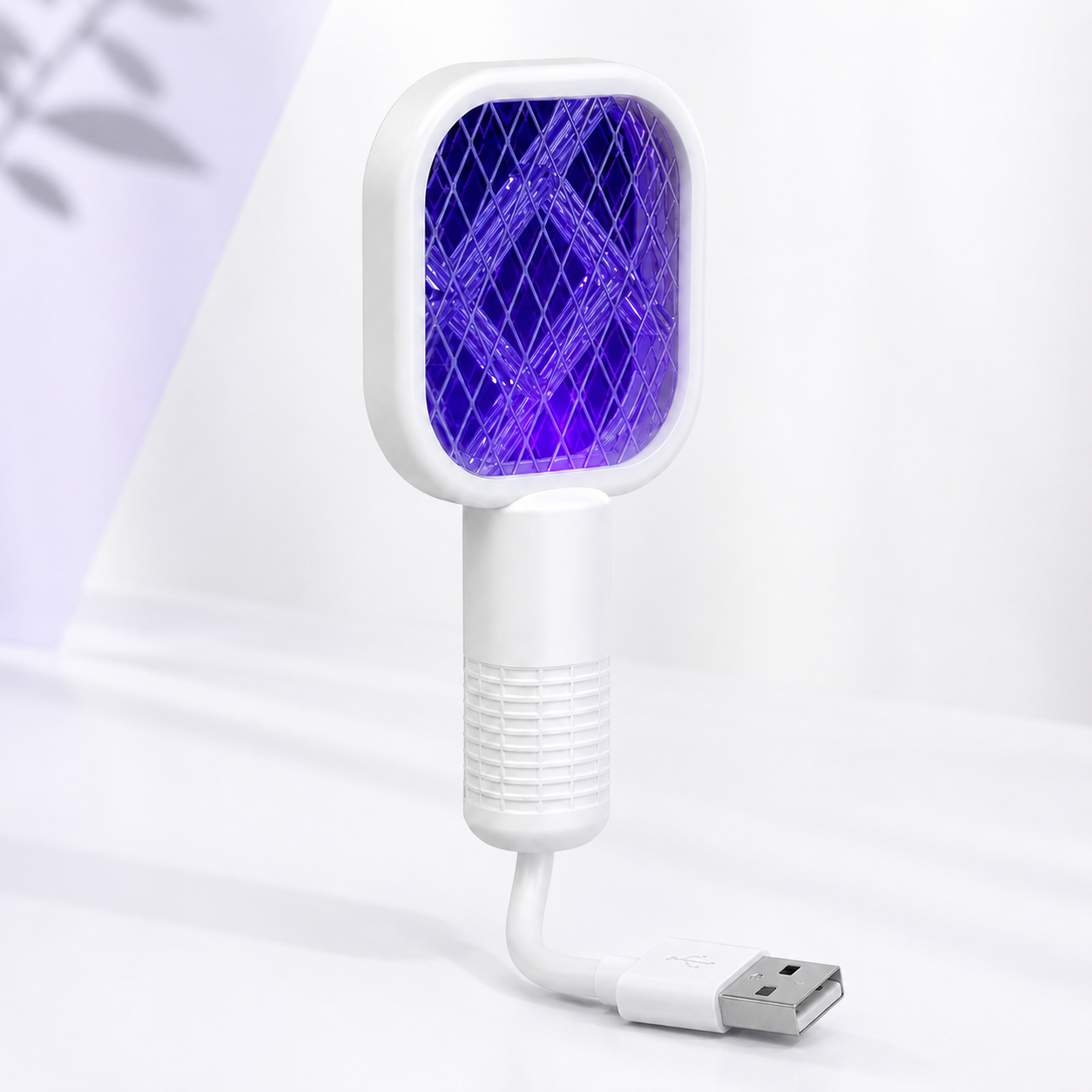 Mini USB Rechargeable Mosquito Racket with UV Light