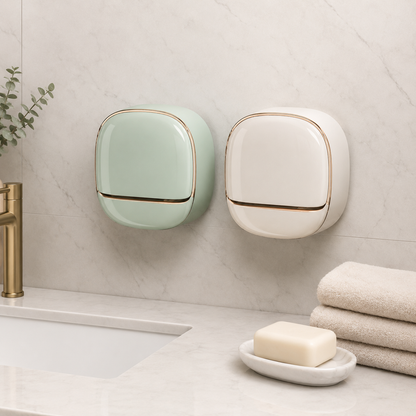 Wall Mounted Soap Holder with Drain Tray