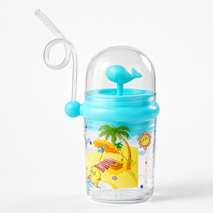 Whale Spray Cup Sippy Bottle for Kids
