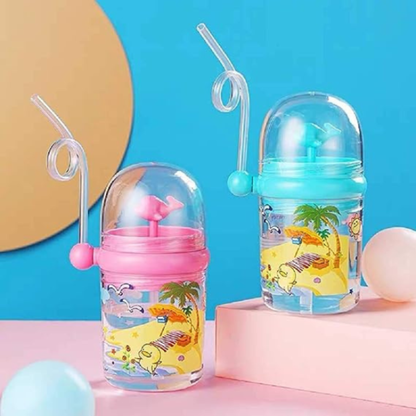 Whale Spray Cup Sippy Bottle for Kids