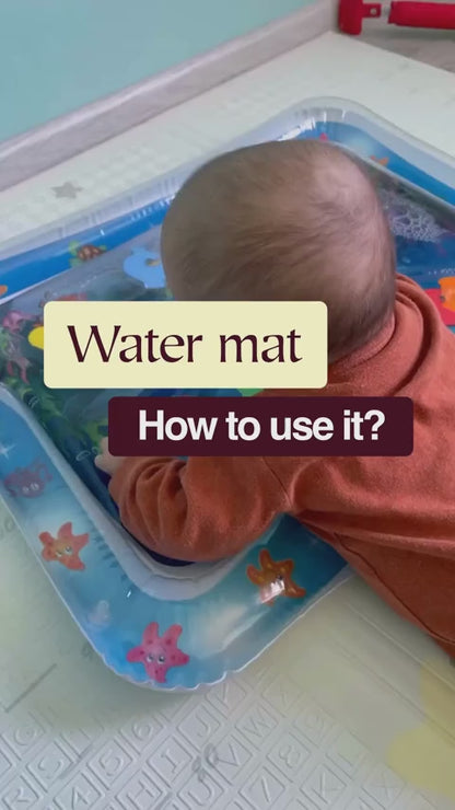 Inflatable Water Play Mat for Baby Tummy Time