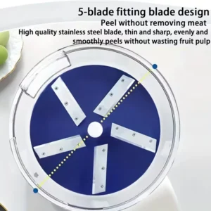 Automatic Electric Fruit & Vegetable Peeler Machine - Peel Garlic, Tomatoes & Fruits in Seconds - No Knife No Effort electric peeler machine fruit & vegetable quick automatic peeler for grapes, tomatoes, garlic home and commercial use